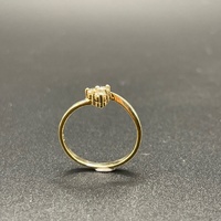 Ladies 9ct Yellow Gold Dante Natural Diamond Ring