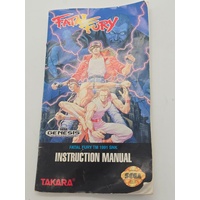 Fatal Fury Sega Genesis Video Game Cartridge