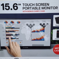 Aiwa 15.6 Inch Touchscreen Portable Monitor AWPD152KPT with Bonus Carry Case