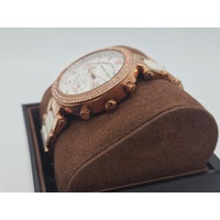 Michael Kors Womens Parker Chrono Two Tone Stainless Steel Glitz Watch MK5774