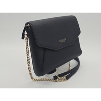 Oroton Mini Envelope Ladies Bag Leather Crossbody 20x15x4cm Black