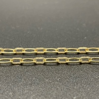 Unisex 14ct Yellow Gold Fancy Link Necklace