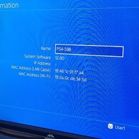 Sony PlayStation 4 Slim 1TB Console Black CUH-2102B with Controller and Leads