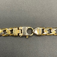 Unisex 9ct Yellow Gold Curb Link Necklace