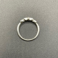 Ladies 10ct White Gold Natural Diamond Ring