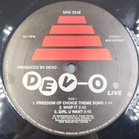 Dev-O Live 1980 Vinyl Record