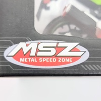 MSZ Metal Speed Zone 1:12 2023 Kawasaki Ninja 400 Diecast Model Motorcycle