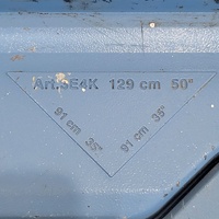 Sigma 129cm Tile Cutter ART.3E4K Swivel 48° Removable Measuring Bar