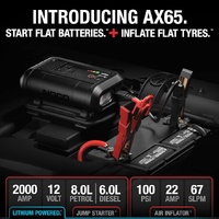 NOCO AX65 Jump Starter Air Compressor 12V Battery Booster Inflator