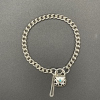 Ladies 925 Sterling Silver Curb Link Bracelet