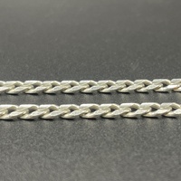 Mens 925 Sterling Silver Curb Link Necklace