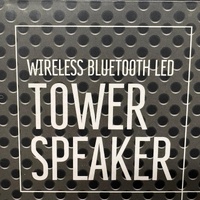 Wireless Bluetooth LED Tower Speaker RGB Lights USB FM Radio TWS
