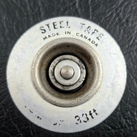 Lufkin 33ft 10m Chrome Clad Steel Measuring Tape