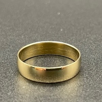 Unisex 9ct Yellow Gold Plain Wedding Band Ring