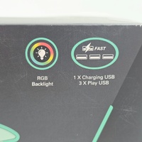 Laser Gaming RGB Horizontal Stand for PlayStation Slim Digital and Disc Editions
