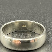 Mens 925 Sterling Silver Plain Band Ring