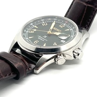 Seiko Prospex Alpinist SPB121J1 Automatic Green Dial Mens Watch Leather Strap