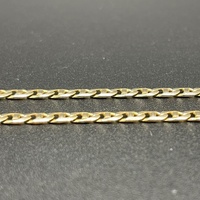 Unisex 9ct Yellow Gold Anchor Link Necklace