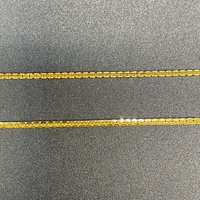 Unisex 21ct Yellow Gold Fancy Link Necklace