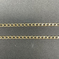 Unisex 10ct Yellow Gold Curb Link Necklace