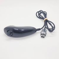 Nintendo Wii Remote Black Motion Plus RVL-036 with Nunchuk Controller