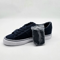 Polo Ralph Lauren Sayer Canvas Sneaker Aviator Navy Blue Size 5 US