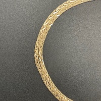 Unisex 9ct Yellow Gold Fancy Link Bracelet