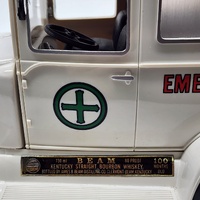 Jim Beam 1930s Ford Model A Emergency Ambulance Vintage 1980s Decanter