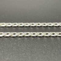 Unisex 925 Sterling Silver Curb Link Necklace