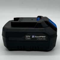 ToolPRO 573296 20V 1/2 Inch Impact Wrench Kit with 4.0Ah Battery and Charger