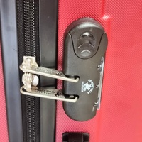 Beverly Hills Polo Club Red Suitcase Combination Lock Spinner