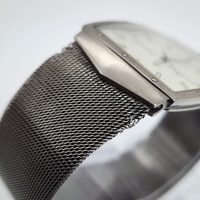 Skagen Denmark 396LTTW Vintage Rectangular Mesh Band Quartz Watch