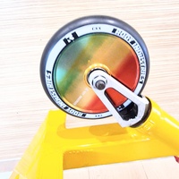 Custom Trick Scooter UrbanArtt 6 x 22 Inch Butter Yellow Deck Pro