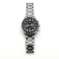 Michael Hill 9770 Mens Stainless Steel Chronograph Watch Black Dial