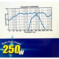 Clarion SRS1686 6.5 Inch 250W 2 Way Component Car Speaker System