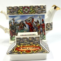 Vintage Sadler Bonnie Prince Charlie Teapot Jacobite Glenfinnan Culloden 2019293