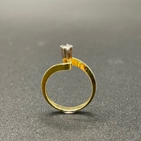 Ladies 18ct Yellow Gold Diamond Ring