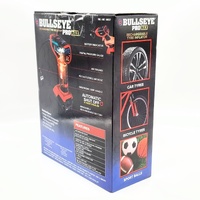 Bullseye Pro Max Deluxe Tire Inflator Portable Air Compressor Red