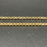 Unisex 9ct Yellow Gold Curb Link Necklace
