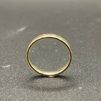 Unisex 10ct Yellow Gold Plain Wedding Band Ring