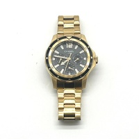 Chisel 5829304 Gold Tone Stainless Steel Chronograph 100m WR Watch