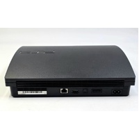 Sony PlayStation 3 160GB Slim Console CECH-2502A Black with Blue Controller