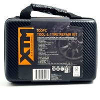 XTM 686780 100pc Tool Kit and Tyre Repair Set Car Emergency Kit