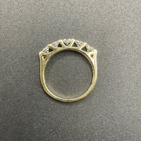 Ladies 14ct Yellow Gold Cubic Zirconia Ring