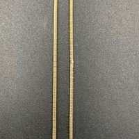 Ladies 9ct Yellow Gold Snake Link Necklace