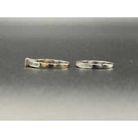 Ladies 18ct White Gold Diamond Bridal Ring Set