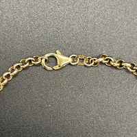 Ladies 9ct Yellow Gold Belcher Link Bracelet