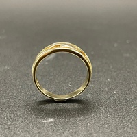 Unisex 14ct Yellow Gold Dolphine Band Ring