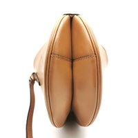 Polo Ralph Lauren Polo ID Calfskin Mini Leather Shoulder Bag Tan with Box