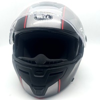 Bell SRT Modular Helmet Hartluck Jamo Black Red Flip Up Size M